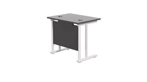 Office Hippo Heavy Duty Rectangular Cantilever Office Desk, Home Office Desk, Office Table, Integrated Cable Ports, PC Desk For Office or Home