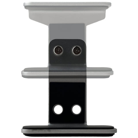 JEMACHE Under Desk Laptop Extra Mount, Metal Extra Holder Accessories for Triple or 4 Laptop Version (Silver)