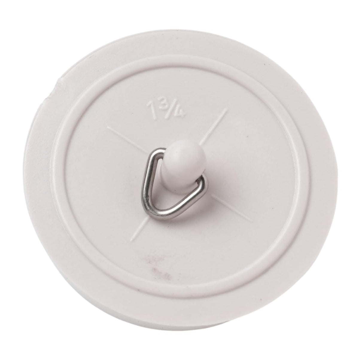 Merriway® BH07886 Bath/Sink Plug, White 45mm (1.3/4") with 450mm Chain (1 of Each)