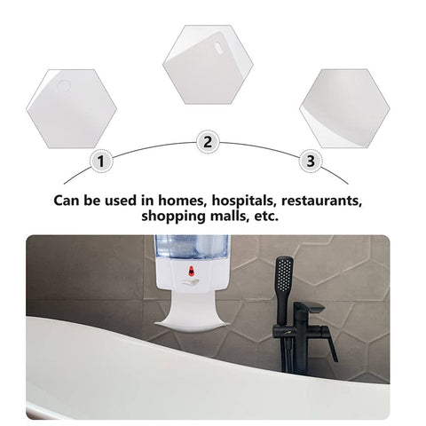 Cabilock2Pcs Universal Soap Dispenser Drip Tray Wall Mounted Drip Catcher