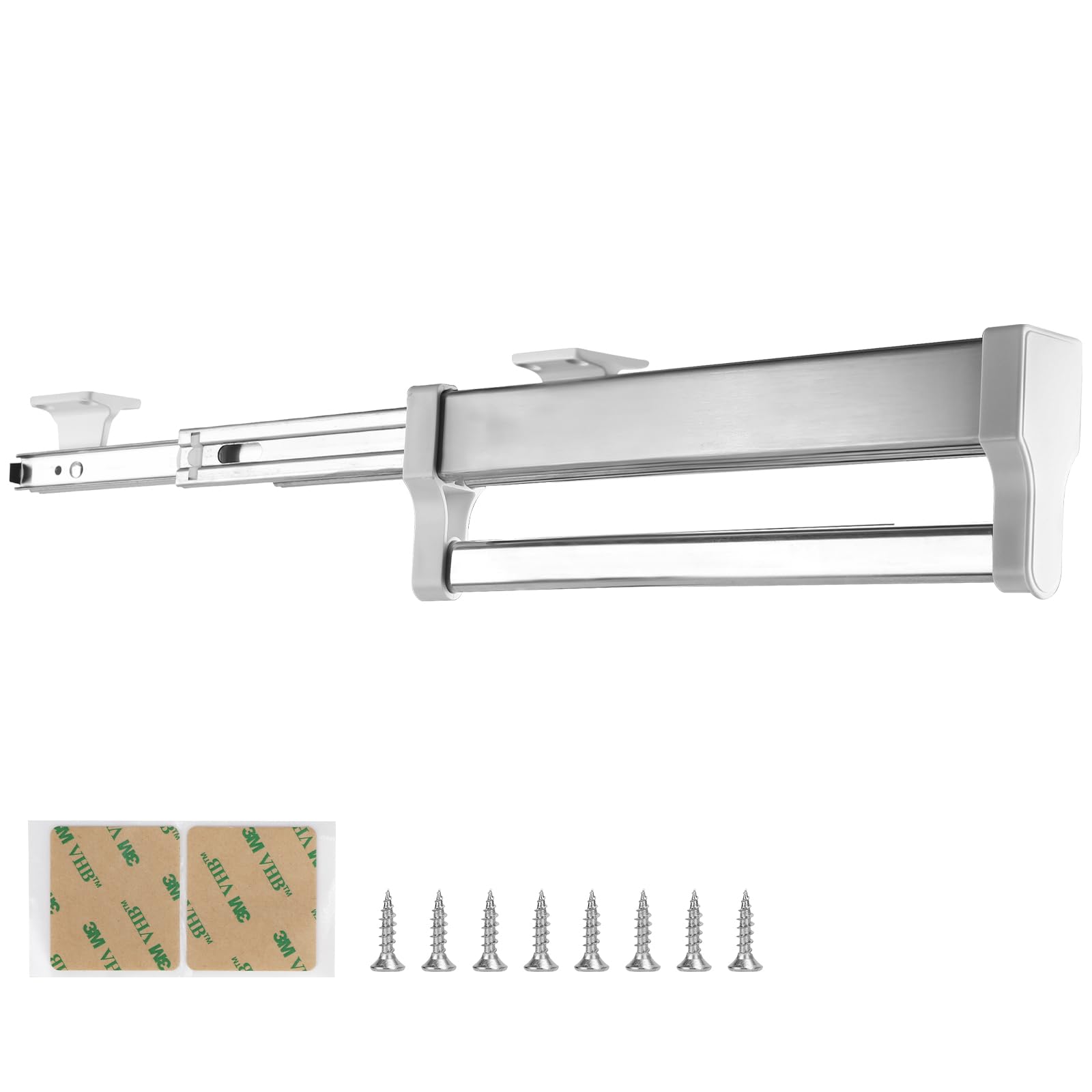 DBREAKS Extendable Clothes Rail for 300 mm Depth