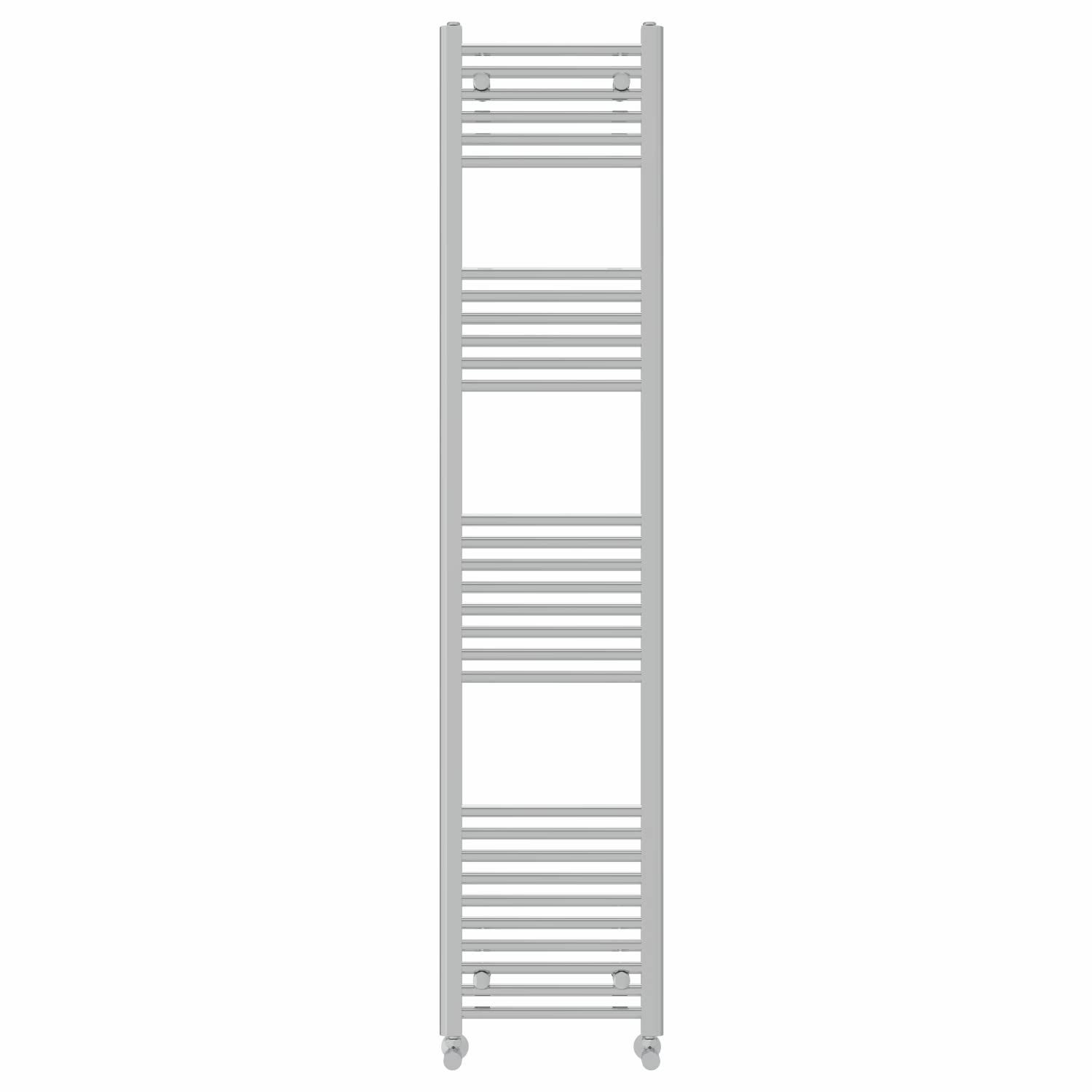 NRG Straight Chrome Bathroom Heated Towel Rail Radiator 1800x400mm