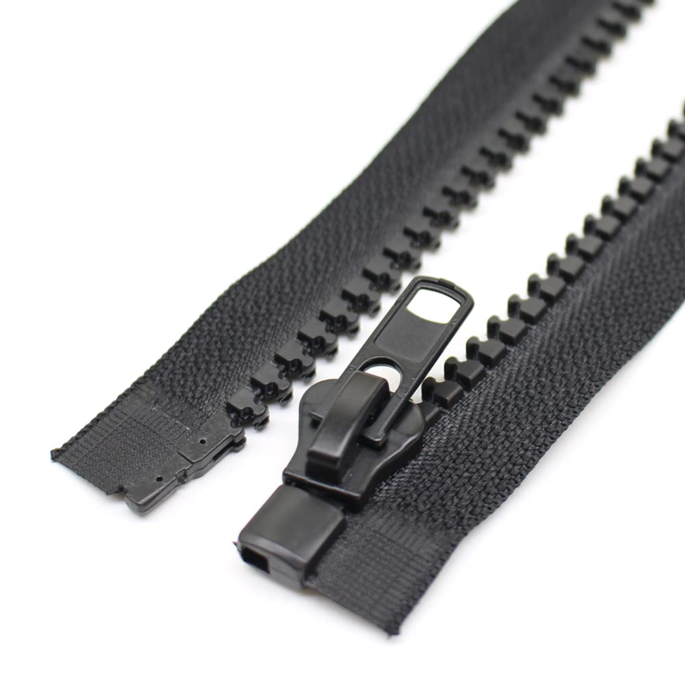 ByaHoGa Pack of 2 23 cm #10 Large Zip Plastic Separable (RZ)