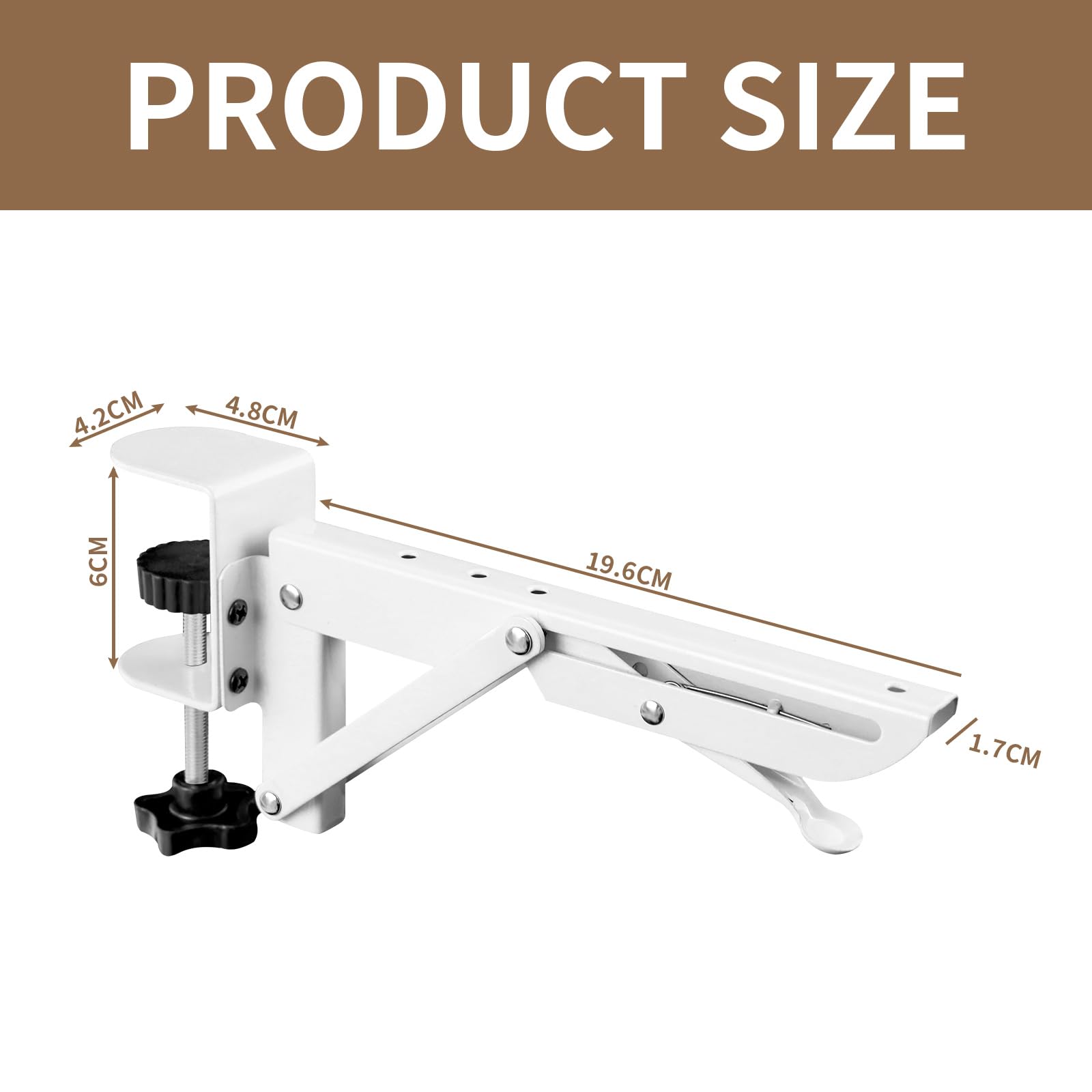 Under Desk Drawer, Removable Shelf Without Drilling, Removable Keyboard Holder with Adjustable C Clamp, Silent PC Keyboard Support