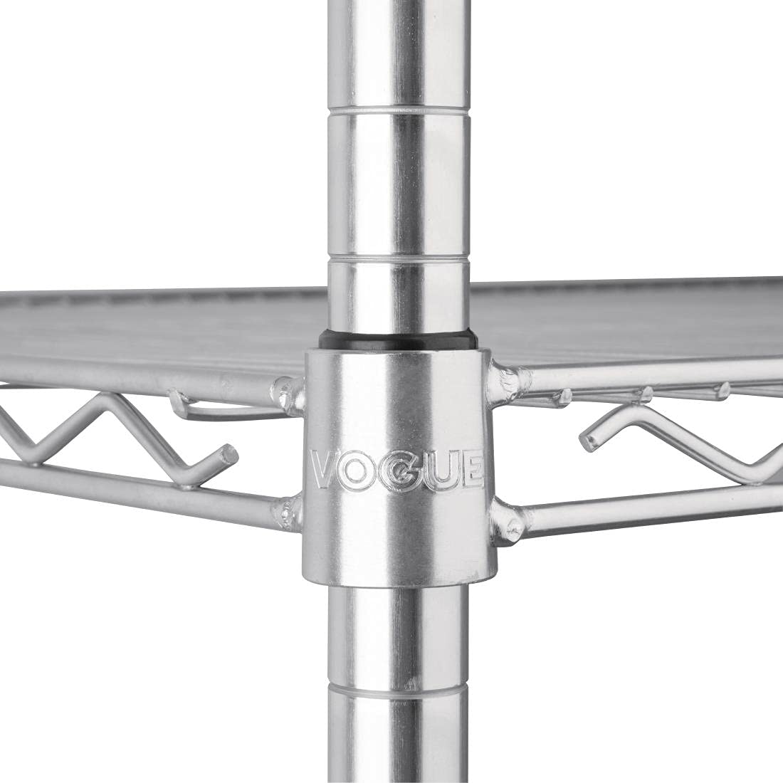 Vogue 13186 4 Tier Wire Shelving Kit 915X610mm Galvanised Zinc Shelf Storage Rack, 1840(h) x 915(w) x 610(d)mm