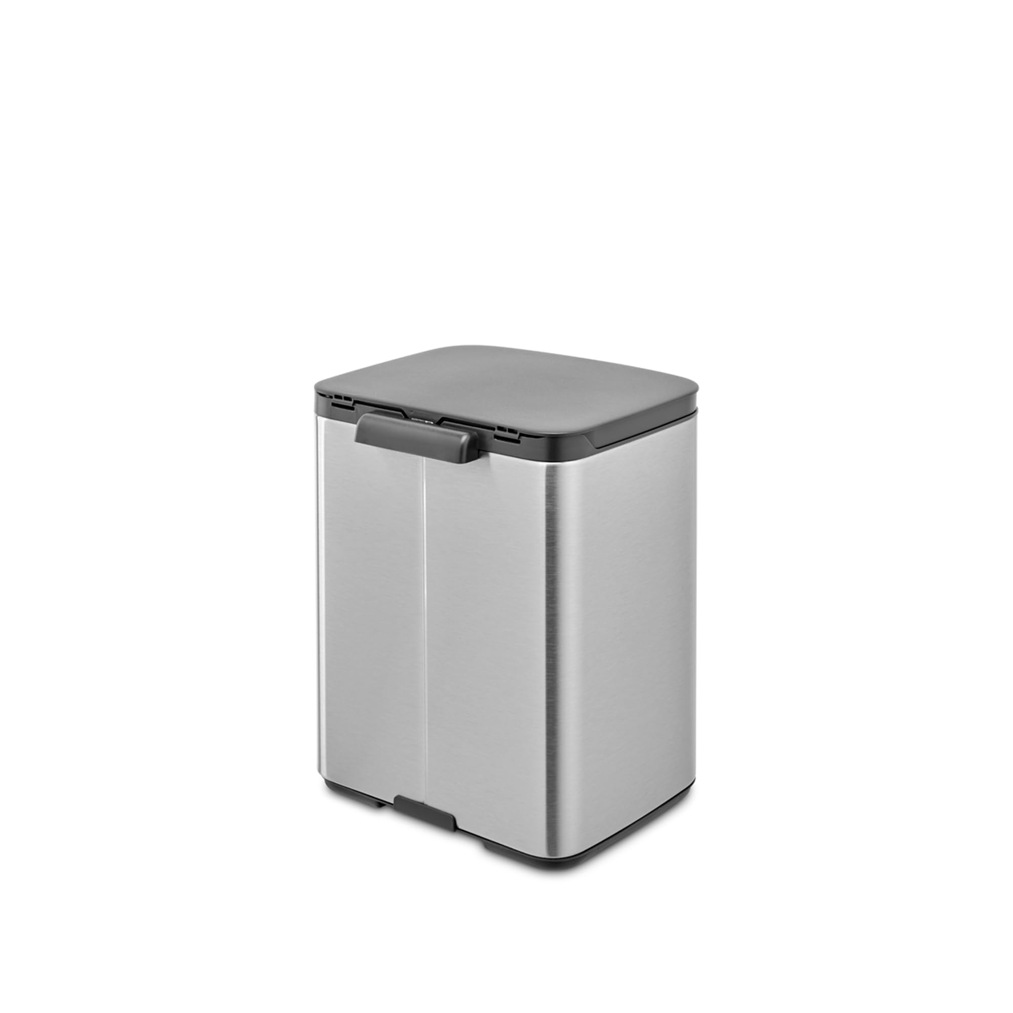 Brabantia - Bo Waste Bin 7L - Small & Stylish Rubbish Bin - Easy Open and Soft Closing Lid - Hygienic & Space Efficient - Wall Mountable
