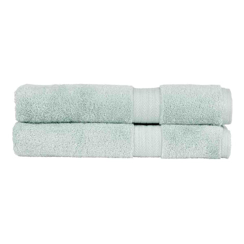 Christy Renaissance 2 Bath Sheets Set | Eggshell | 100% Egyptian Cotton Pile | Luxuriously Soft and Super Absorbent | 675 GSM