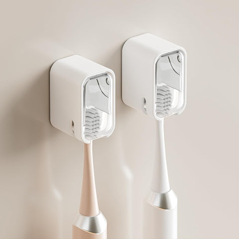 Wall Mounted Toothbrush Holders for Bathroom,Strong Self Adhesiv