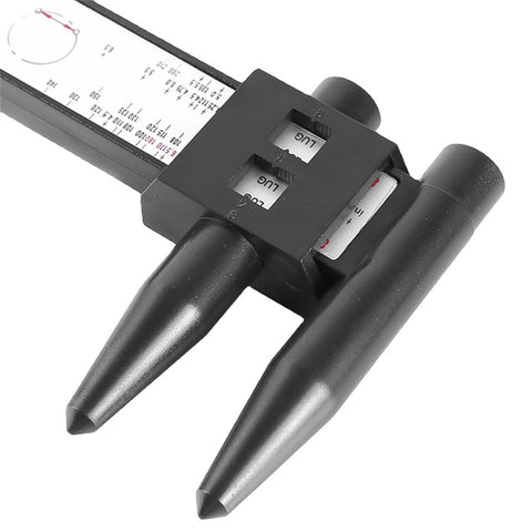 VOANZO Car Wheel Rim Ruler,Wheel Measuring Tool Bolt Pattern Measuring Tool,Wheel Rim Gauge,Car Pattern Sliding Measuring Tool PCD Ruler for 4 5 6 8