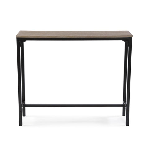 Versa Doncaster Console Table, Narrow table, 80x25x95cm, Brown and Black