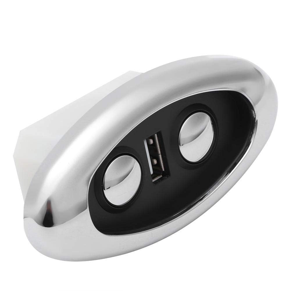 Hililand 2 Button Sofa Controller with LED Backlight USB Port, Lift Chair Power Recliner Hand Control Input 12-29V USB Output 5V-2A