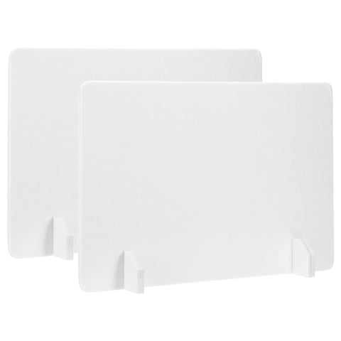 PATIKIL Desk Dividers 60x40cm, 2 Pack Desk Privacy Panel Freestanding Noise Reducing Partition Acoustic Panel with 4Pcs Support Feet for Testing