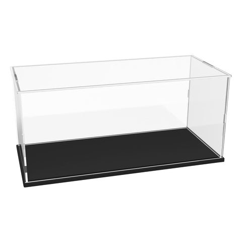 Nynelly Acrylic Display Case for 1/18 Diecast Model Cars for Lego Cars 75380 - Assemble Dustproof Thickened Clear Display Box Cabinet
