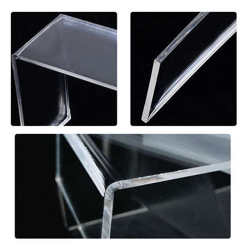 Loopunk 5 Pieces Acrylic Display Stands, Plexiglass Displays, Jewellery Displays, Shelves, Display Cabinets, Figurines, Cupcakes and Counters