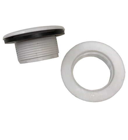 Sink Plug, White