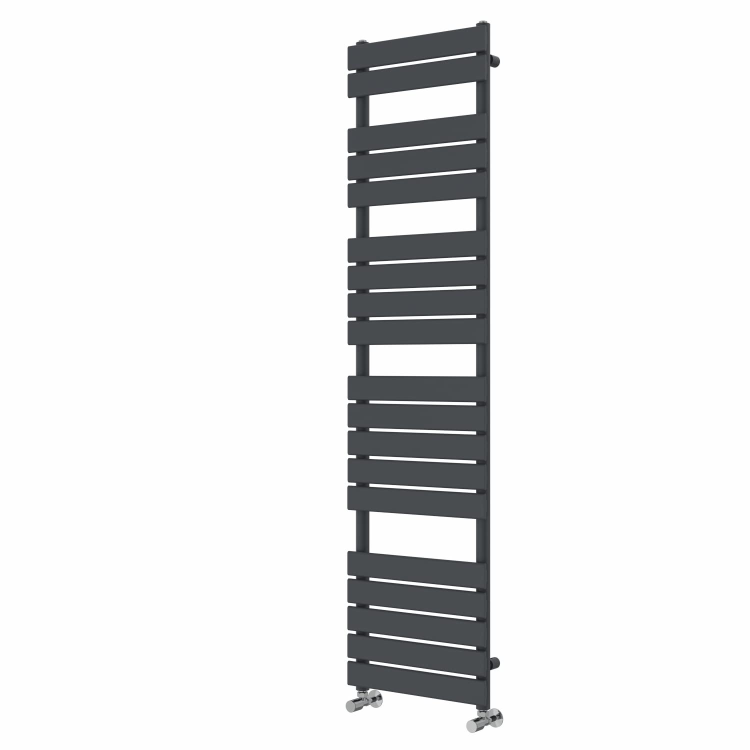 NRG Flat Panel Bathroom Heated Towel Rail Radiator 1800 x 450mm Anthracite