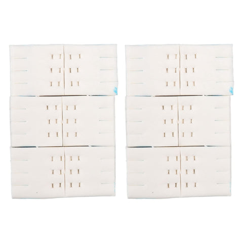 12Pcs Disposable Toilet Brush Replacement Refills Bathroom Toilet Cleaning System Starter Kit Non Woven Fabric for 3061 Toilet Scrubber Wand Refills