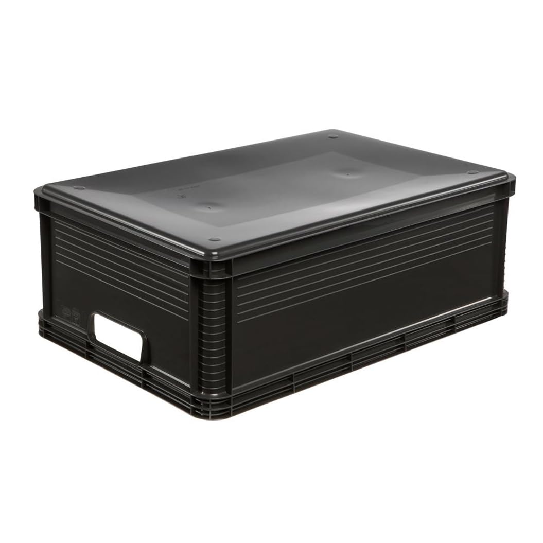 keeeper Strong Transport Box, Acid-Resistant and Food Safe, 60 x 40 x 22 cm, 45 Litre, Robert, Graphite Grey