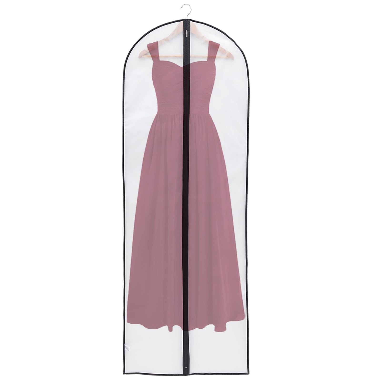 Niviy Wedding Dress Bag 60 x 180 cm, Long Dress Garment Cover with Handle