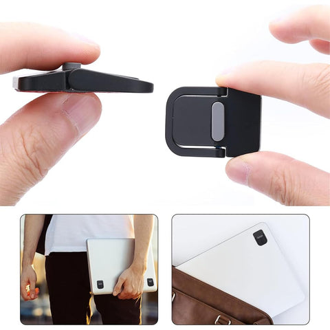 Portable Keyboard Riser,2 Pcs Self-Adhesive Mini Laptop Stand Foldable Laptop Feet with Anti-slip Silicone Tilted Keyboard Holder for Smartphone iPad