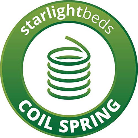 Starlight Beds - 4ft Mattress. Memory Foam Mattress. Memory Foam Sprung Mattress (Small Double Mattress) (4ft x 6ft3)