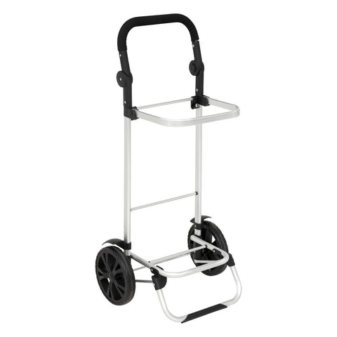 5 five simply smart 5Five 40L Shopping Trolley with Removable Insulated Bag - 2 Heavy Duty Wheels, Adjustable Handles, Multiple Pockets - Black