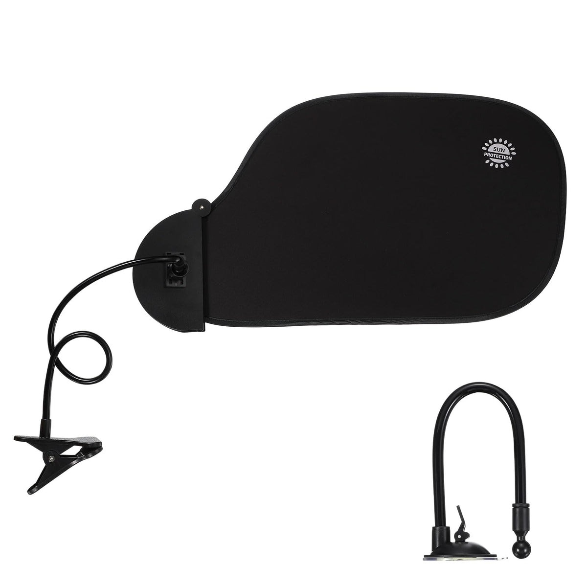 PATIKIL Desk Shade, 22.8" Adjustable Cubicle Shade with Suction Cup and Clip Portable Foldable Cubicle Light Shield for Block Overhead Light Privacy