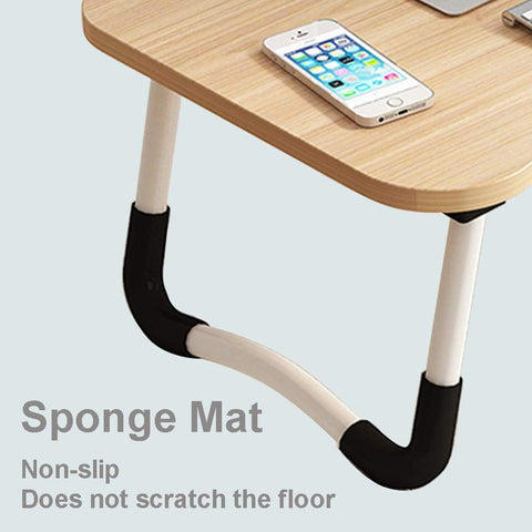 Supreme Supplies Premium Laptop Bed Table for Ultimate Comfort and Efficiency, Foldable Lap Desk For Bed and Sofa Breakfast Bed Tray