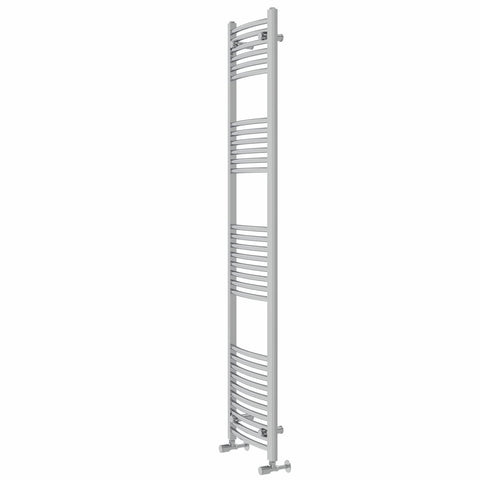 Warmehaus Curved Heated Towel Rail Chrome Radiator 1800x400mm