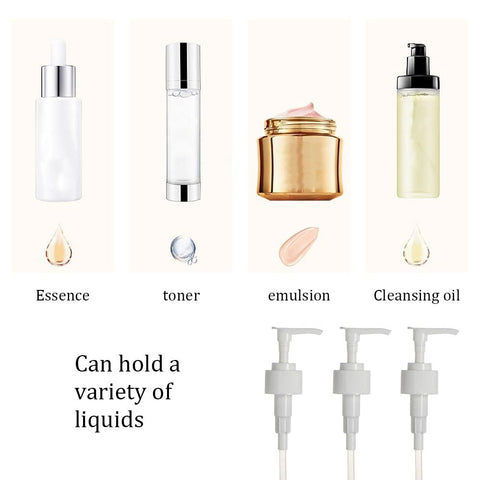 1000ml Shampoo Pump Dispenser, Fit 28mm Standard Screw Top Bottles, 3 PCS