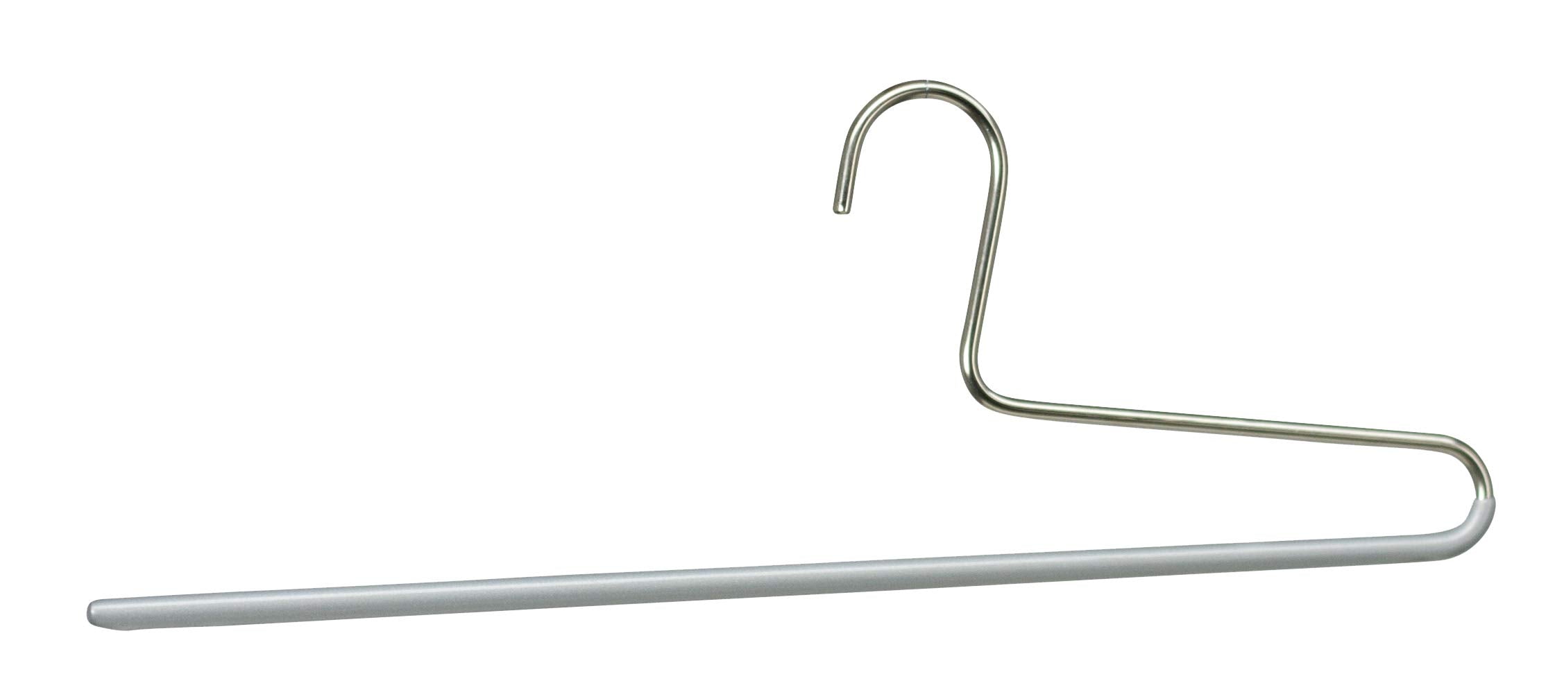 MAWA Hanger for Trousers, KH, Set of 10, Hangers for Clothes, Space Saving and Non-Slip, Perfect for Jeans, Fabric and Suit Pants