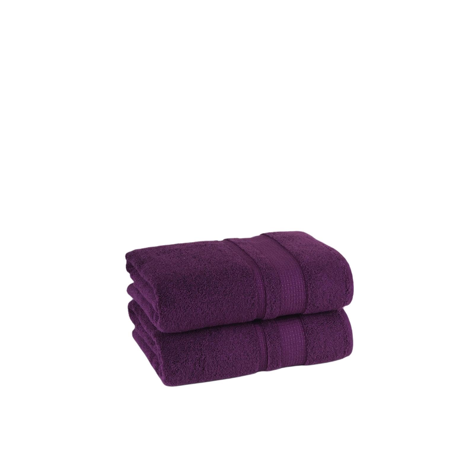 Sterling Mill 600 GSM Turkish Cotton Hand Towel 2-Pack – Aubergine