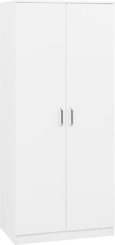 Seconique Dakota 2 Door Wardrobe in White