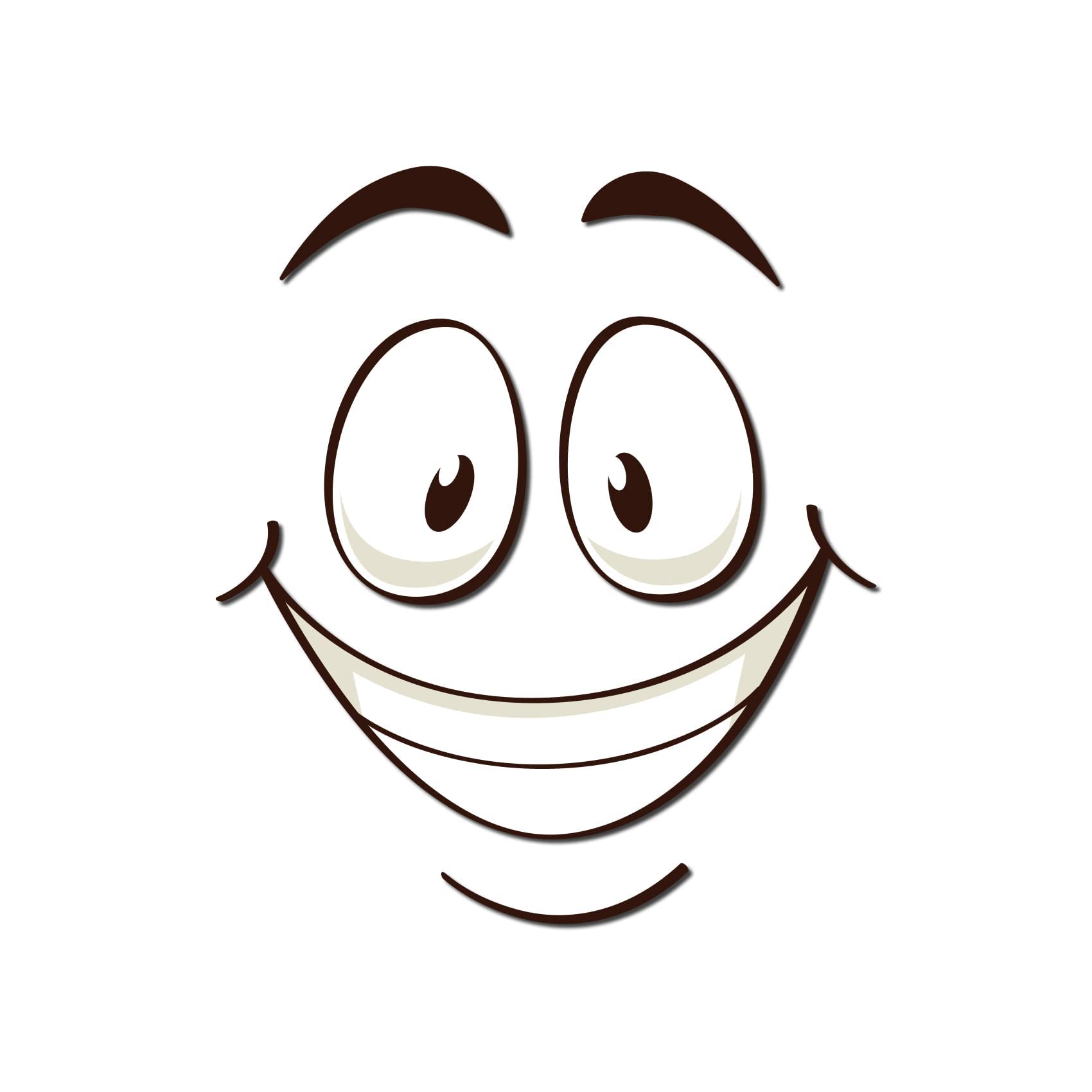Graz Design R173-09 Toilet Seat Sticker with Funny Slogan (R173-09 Smiling Face)