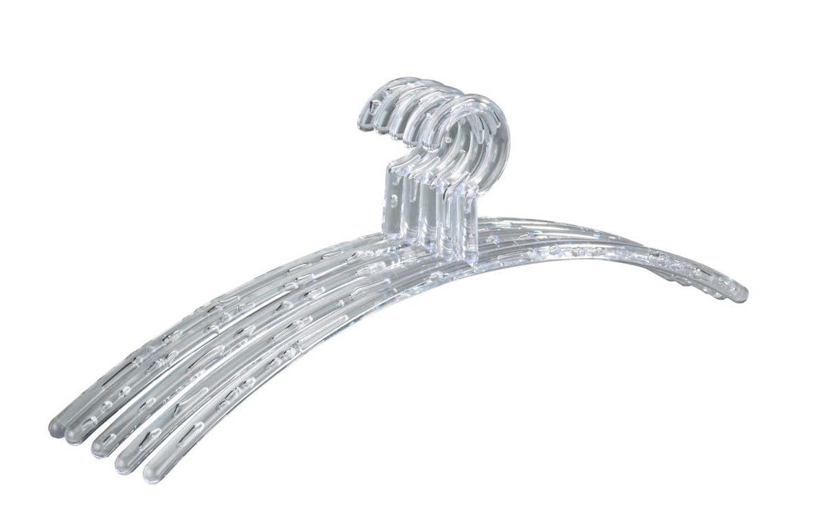 WENKO 14112100 Hanger type Bubble, set of 5, Plastic PS, 46 x 17.5 x 1.2 cm, Transparent