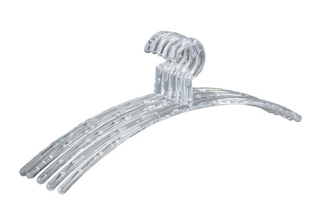 WENKO 14112100 Hanger type Bubble, set of 5, Plastic PS, 46 x 17.5 x 1.2 cm, Transparent