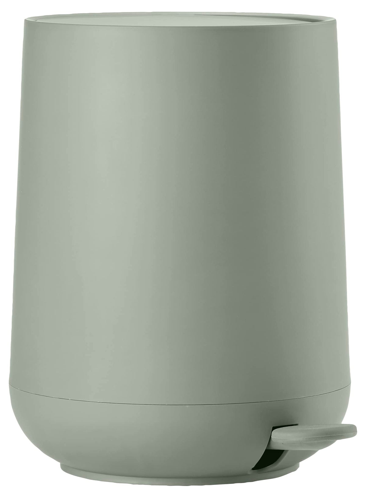 Zone Denmark Nova Pedal Bin, Cosmetic Bathroom Bin, Small Waste Bin for Bathroom, 3 Litre, Ø 20.5 cm, Height 23.5 cm, Matcha Green