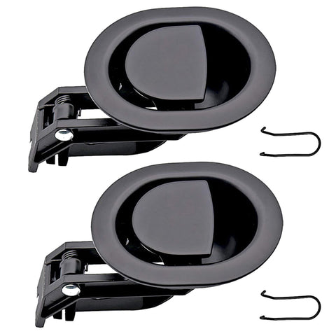 TopHomer 2Pcs Recliner Replacement Parts Universal Recliner Release Lever Pull Handle for Sofa Chair Couch, Hard Plastic, Black (9x7.6x7cm)