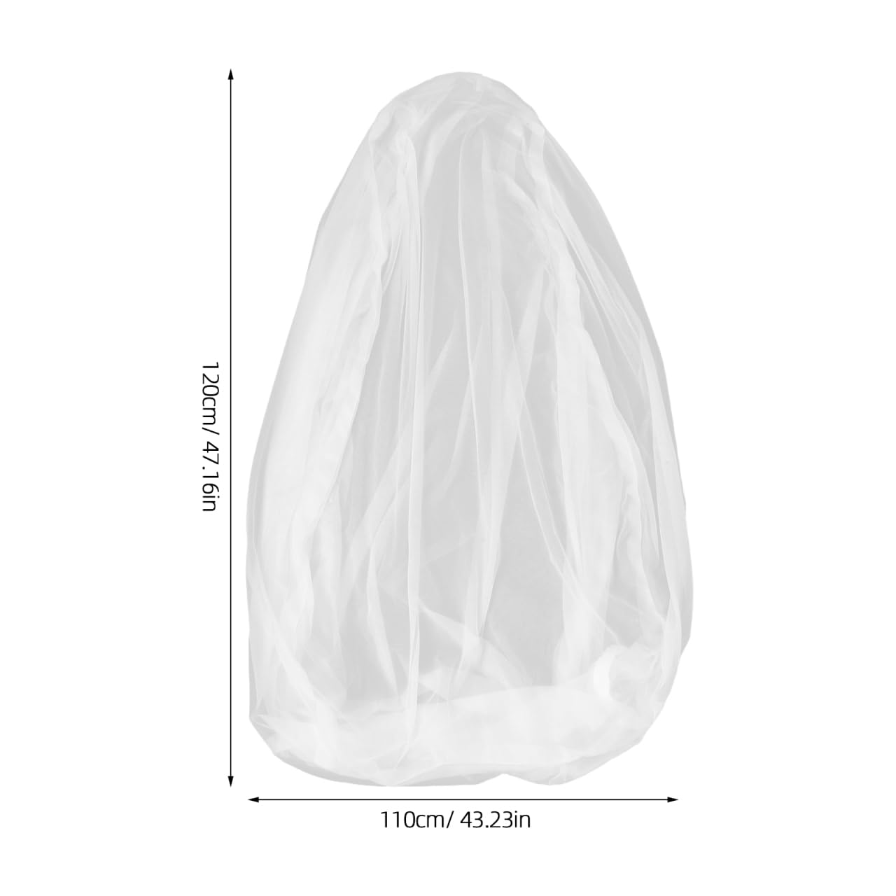 FUNOMOCYA Lazy Sofa Liner Cover Replacement Mesh Bean Bag Inner Liner with Zipper 47.24X43.31X43.31 Inch Washable Soft Fabric Sofa Inner Cover for