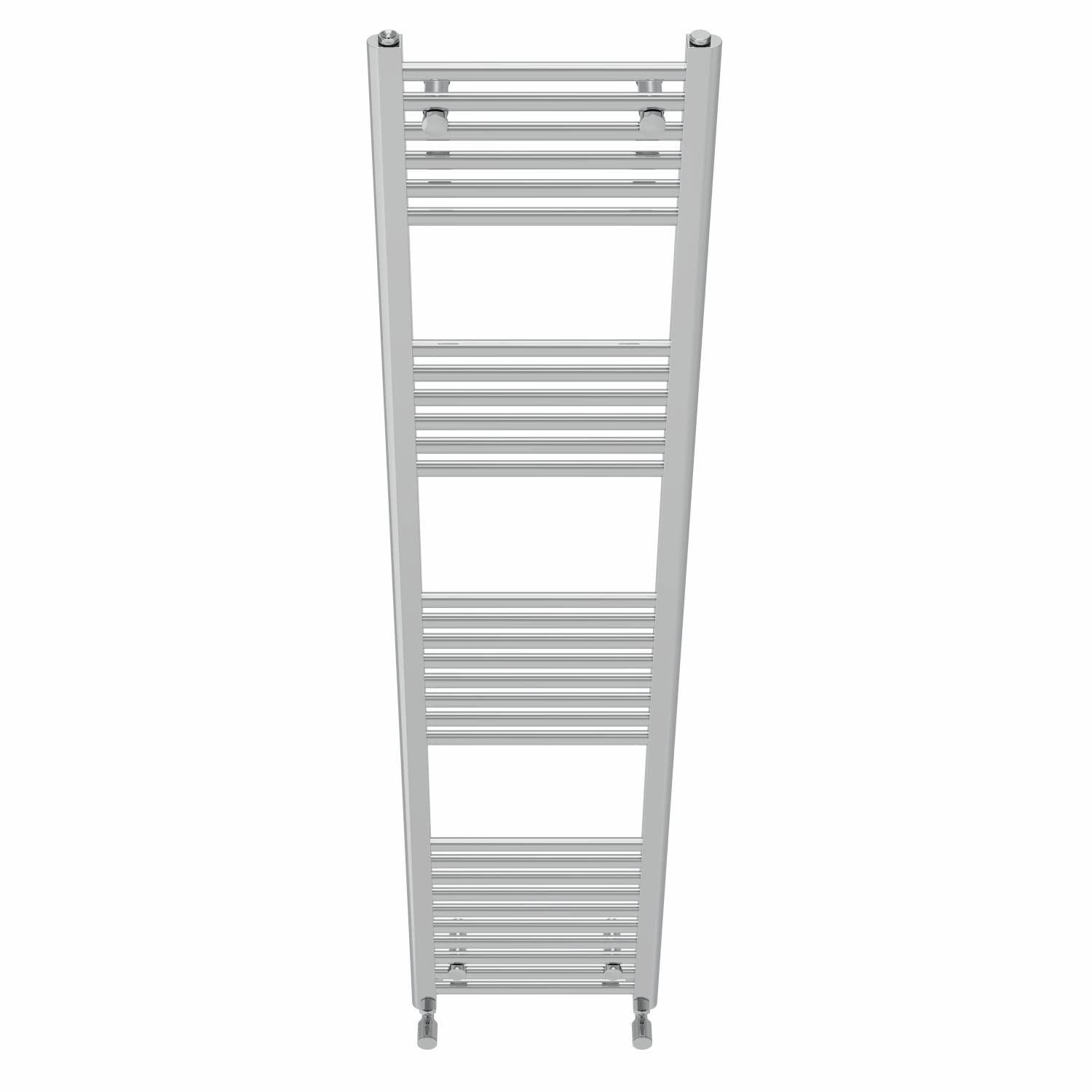 NRG Straight Chrome Bathroom Heated Towel Rail Radiator 1800x400mm