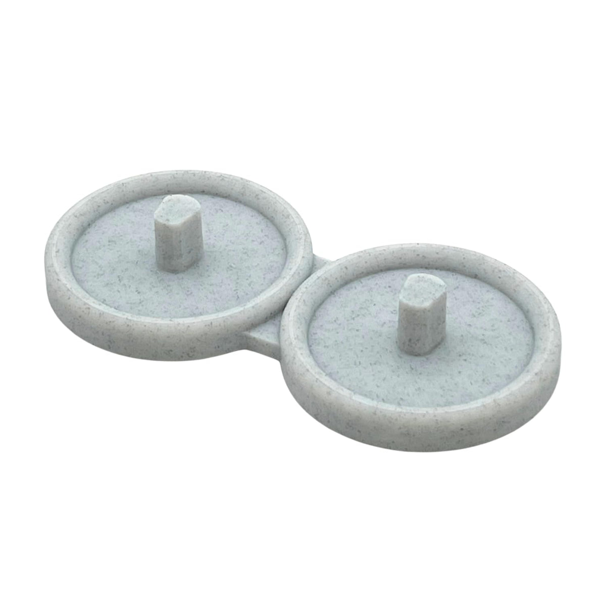 Oral Care Brand Electric Toothbrush Stand & Drip Tray (Marble, Double)