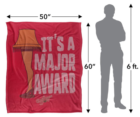 A CHRISTMAS STORY Blanket, 152 x 127 cm Major Award Leg Lamp Silky Touch Super Soft Throw Blanket