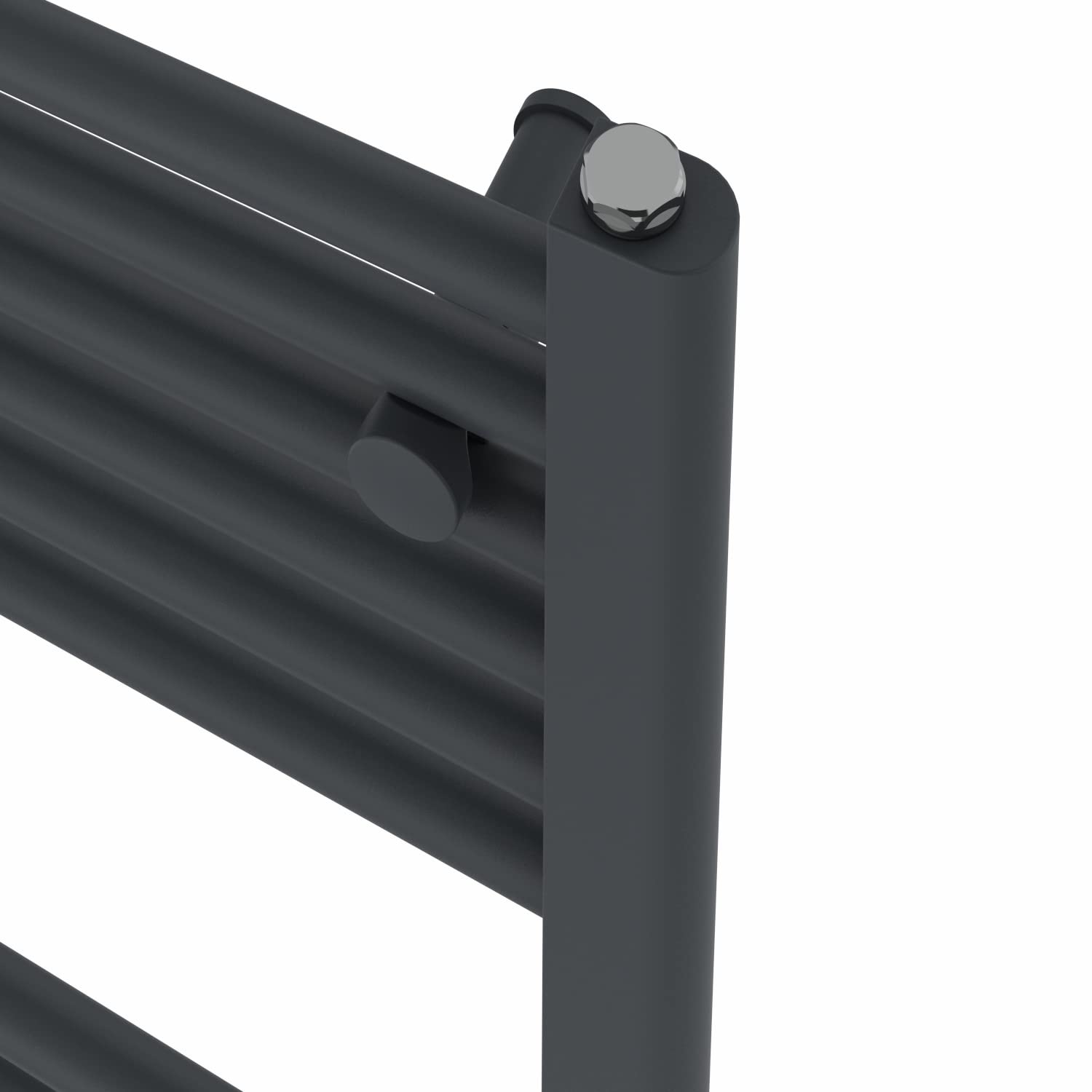 Warmehaus Straight Heated Towel Rail Anthracite Radiator 1800x600mm