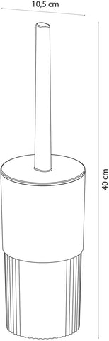 Sealskin Brave Toilet brush and holder freestanding Black, B x H x T: 105 x 400 x 105 mm