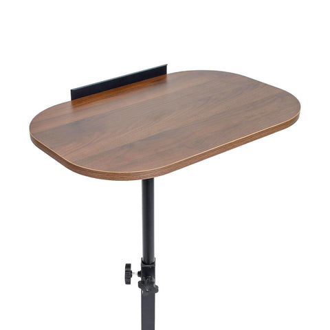 XUDREZ Large Adjustable C Shaped Side Table, Height Adjustable End Table, 360°Swivel Living Sofa Coffee Table for Bed/Bathtub, Rotating Tabletop