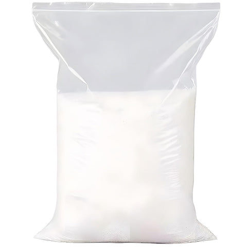 20 Large Zip Lock Bags, 40x60cm Reusable Clear Plastic Storage Bags for Clothes, Travel, Kitchen, Waterproof Sealable Bags for Home, School, Hospital