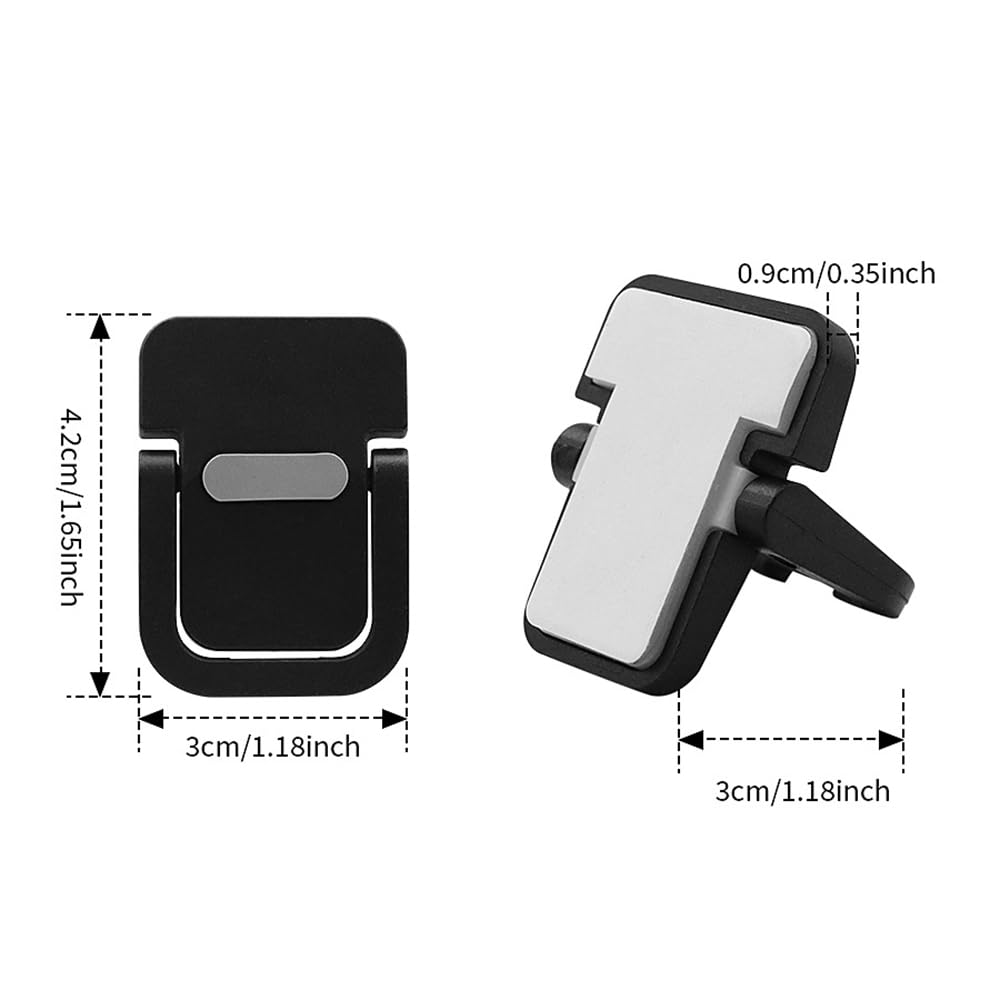 Portable Keyboard Riser,2 Pcs Self-Adhesive Mini Laptop Stand Foldable Laptop Feet with Anti-slip Silicone Tilted Keyboard Holder for Smartphone iPad