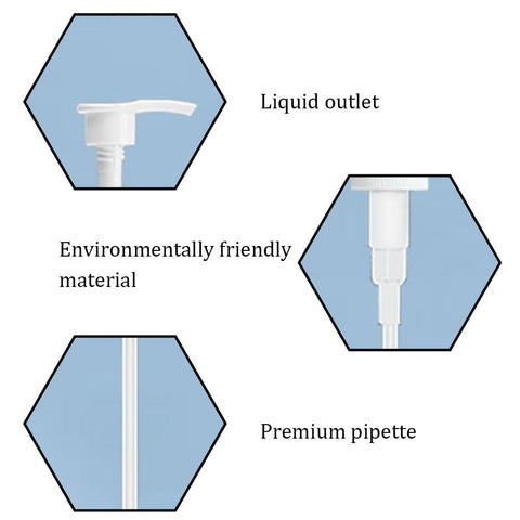 1000ml Shampoo Pump Dispenser, Fit 28mm Standard Screw Top Bottles, 3 PCS