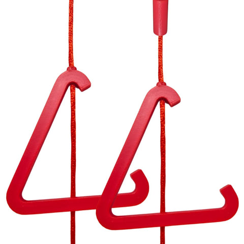 315 Supplies Red Triangle Emergency Alarm Pull Cord for Accessible Bathrooms Disabled Toilet - 2 Hook Set, 3m Cord Length Easy-Fit Adjustable Cord