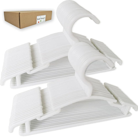 Baby Hangers MOBU 40 Pack Baby Coat Hangers for Clothes Newborn Toddler